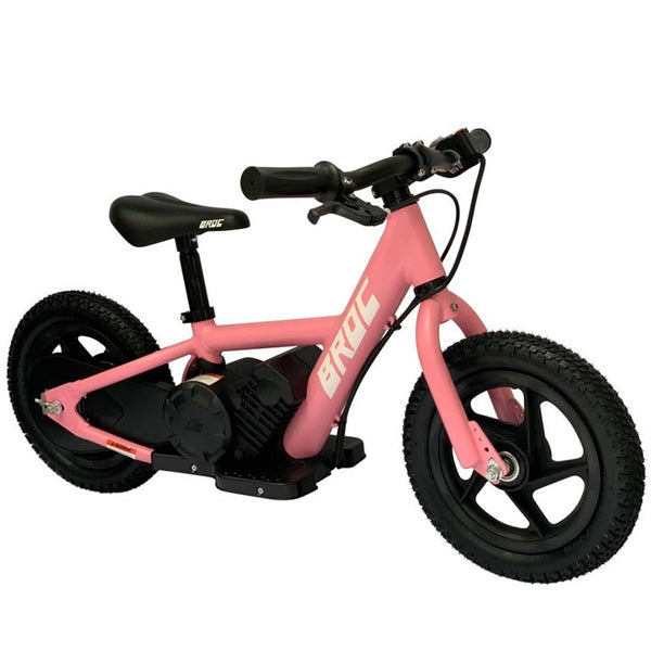 BROC USA 12-inch Balance Kids E-Bike - Pink