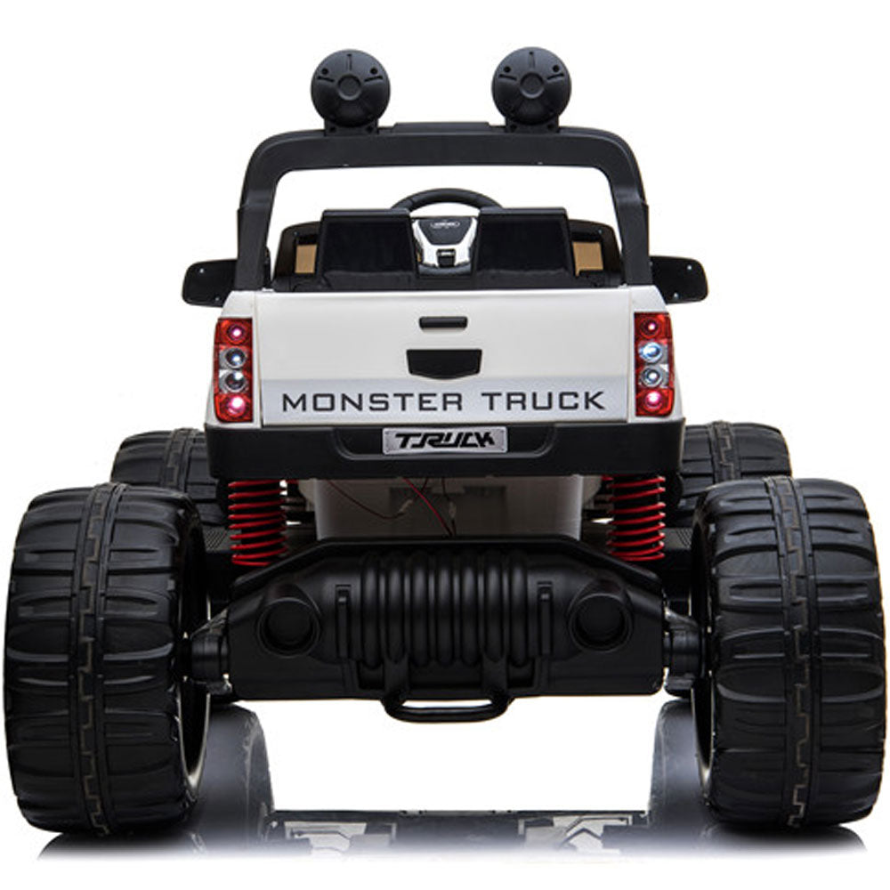 MotoTec Monster Truck 4x4 12v White (2.4ghz)