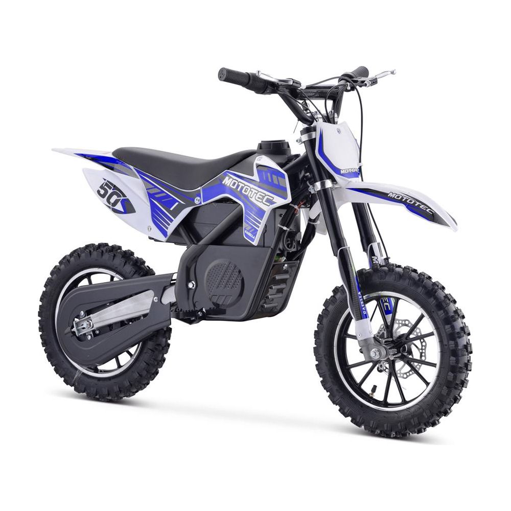 MotoTec 24v 500w Gazella Electric Dirt Bike Blue