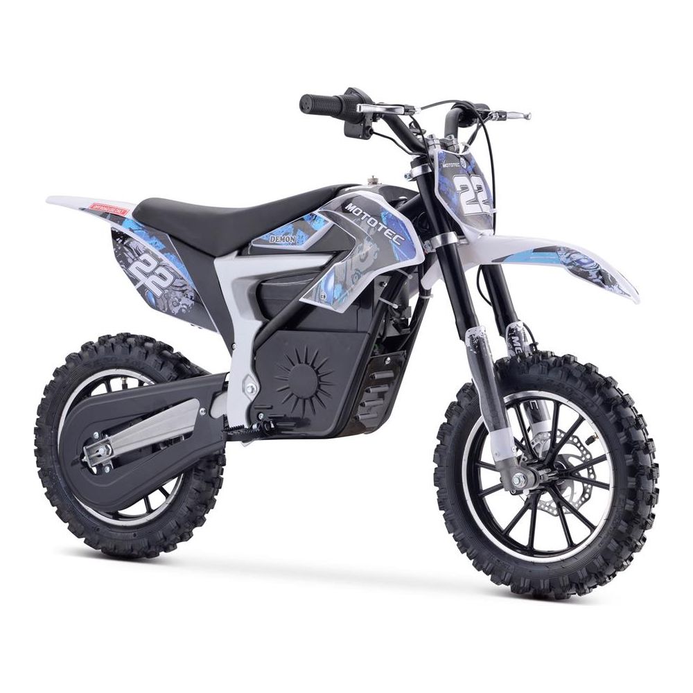 MotoTec 36v 500w Demon Electric Dirt Bike Lithium Green