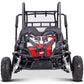 MotoTec Mud Monster XL 72v 2000w Electric Go Kart Full Suspension Red
