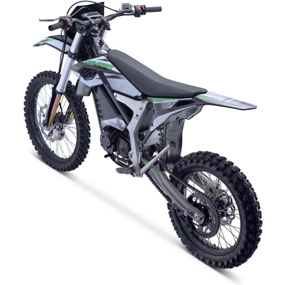 MotoTec Venom 72v 12000w 50ah Electric Dirt Bike White