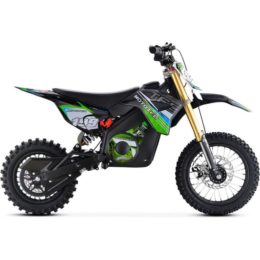 MotoTec 36v Pro Electric Dirt Bike 1000w Lithium Green