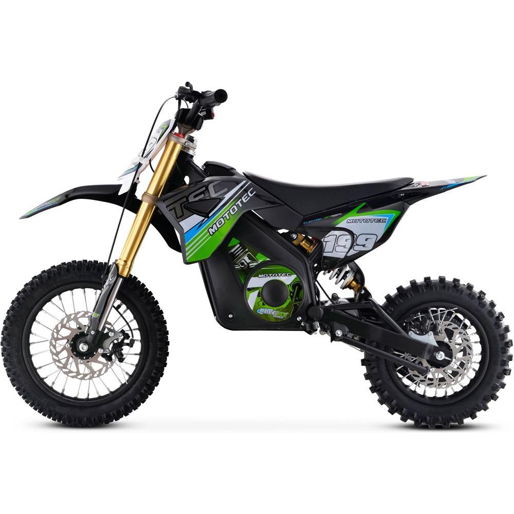 MotoTec 36v Pro Electric Dirt Bike 1000w Lithium Green