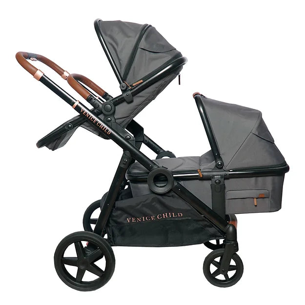 Maverick Single to Double Stroller & Bassinet | Package # 2