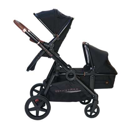 Maverick Single to Double Stroller & Bassinet | Package # 2