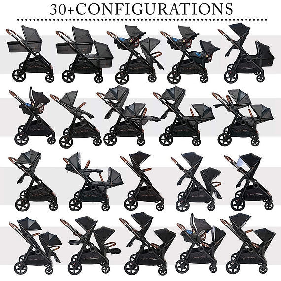 Maverick Single to Double Stroller & 2nd Seat | Package # 3