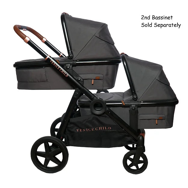 Maverick Single to Double Stroller & Bassinet | Package # 2