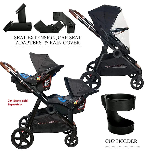 Maverick Single to Double Stroller | Package # 1