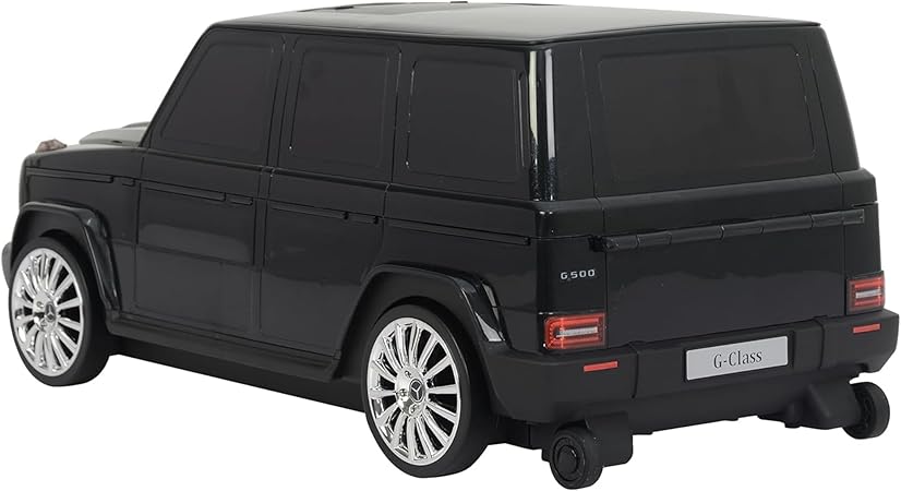 Mercedes G-Class 2-in-1 Kids Ride-On Suitcase & Push Car - Black