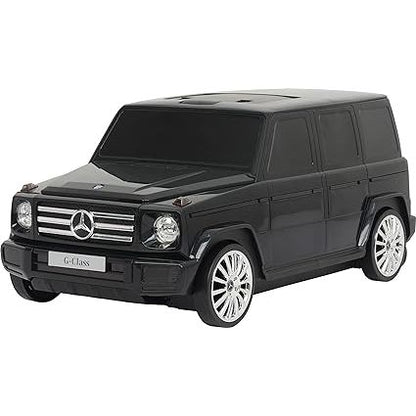Mercedes G-Class 2-in-1 Kids Ride-On Suitcase & Push Car - Black