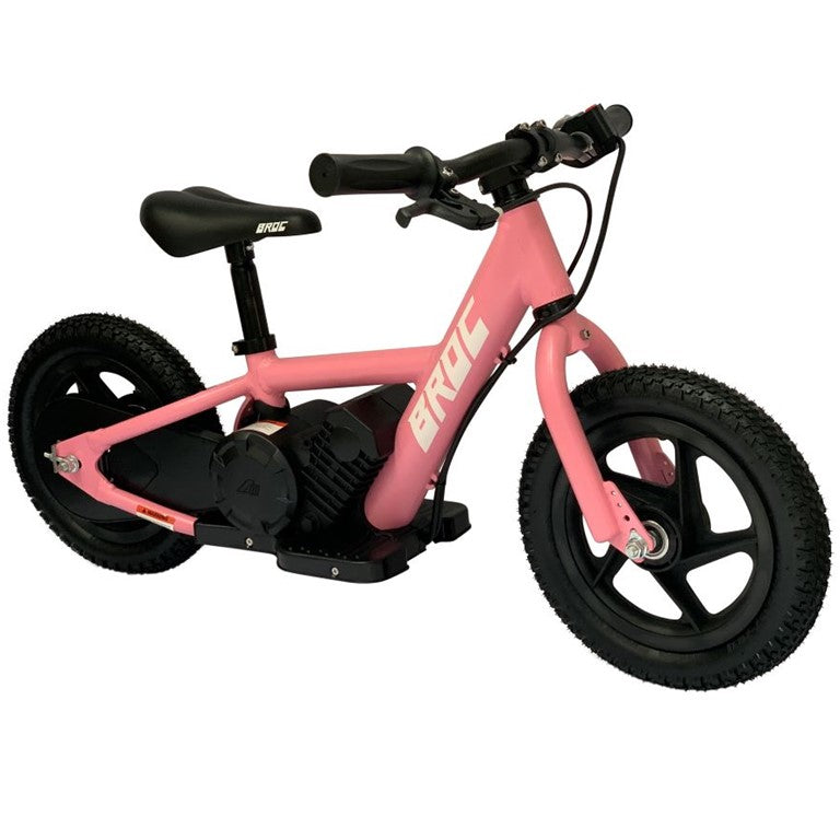 BROC USA 12-inch Balance Kids E-Bike - Pink