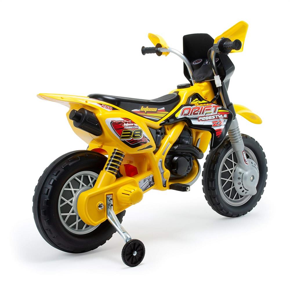 バイイー Injusa Motocross Drift ZX Kids Dirt Bike 12v – The Kiddo Depot