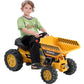 Kalee Dump Tractor Pedal Yellow