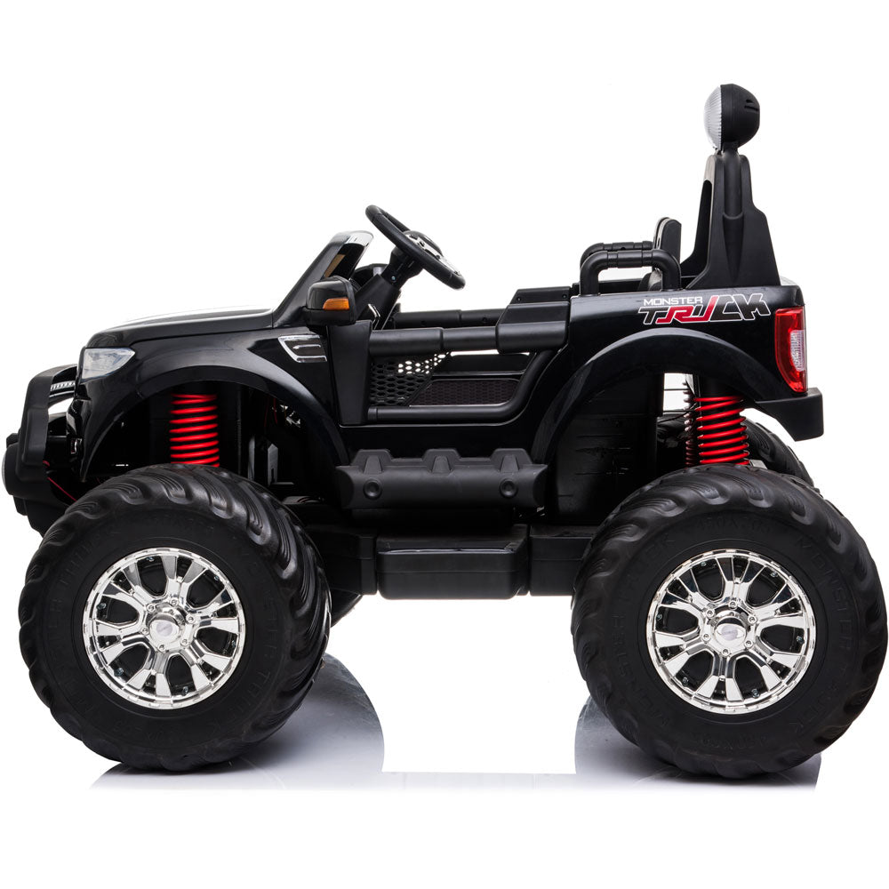 MotoTec Monster Truck 4x4 12v Black (2.4ghz)