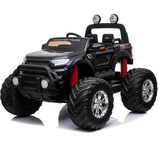 MotoTec Monster Truck 4x4 12v Black (2.4ghz)