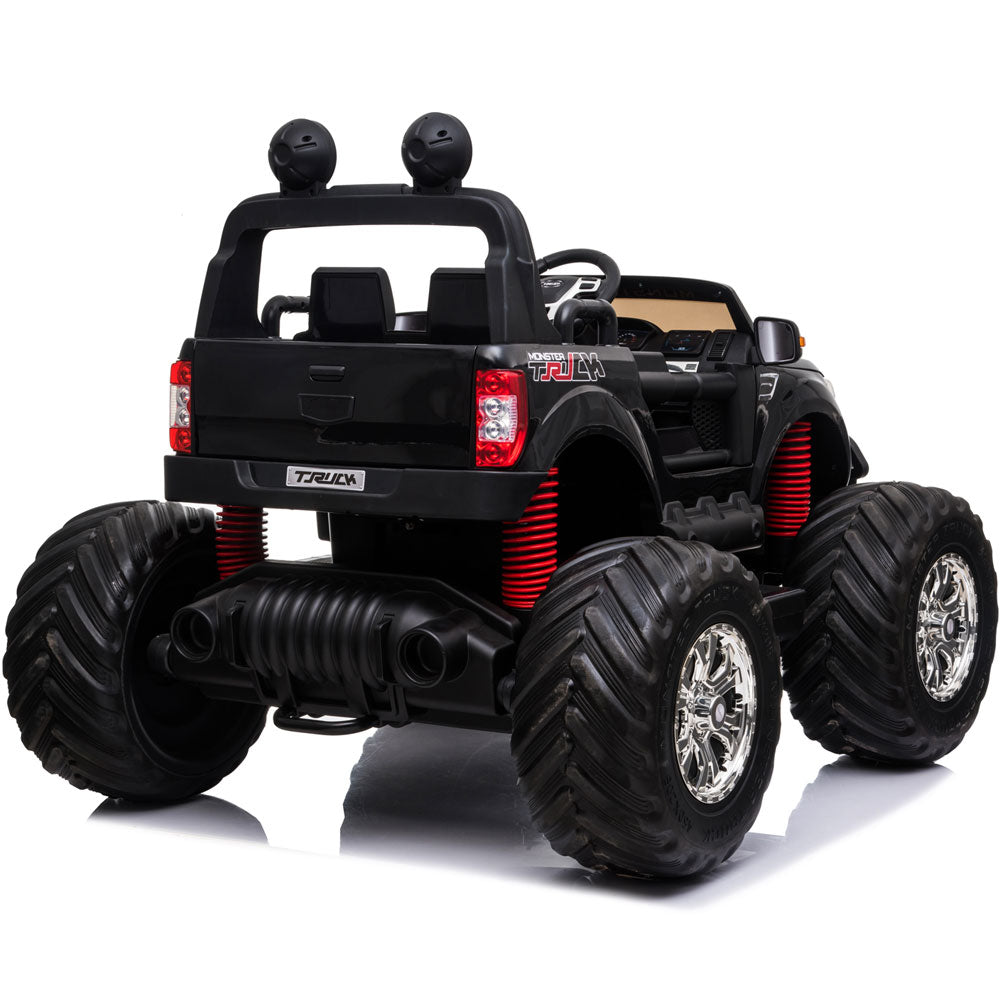 MotoTec Monster Truck 4x4 12v Black (2.4ghz)