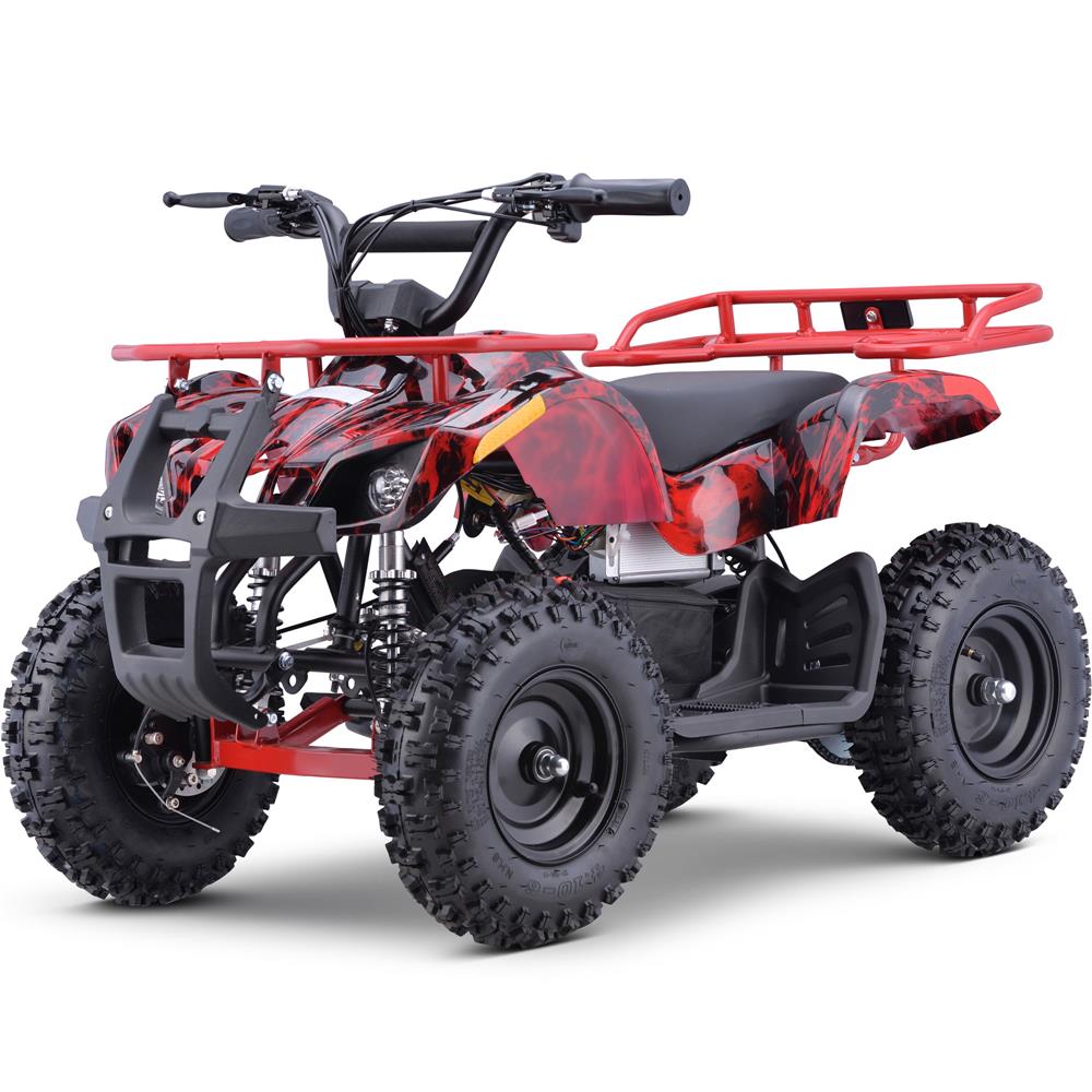 MotoTec Sonora 36v 500w Kids ATV Red Flame