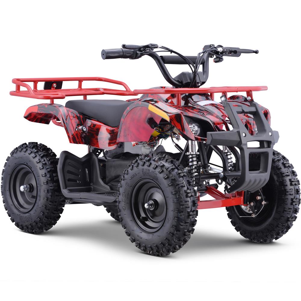 MotoTec Sonora 36v 500w Kids ATV Red Flame