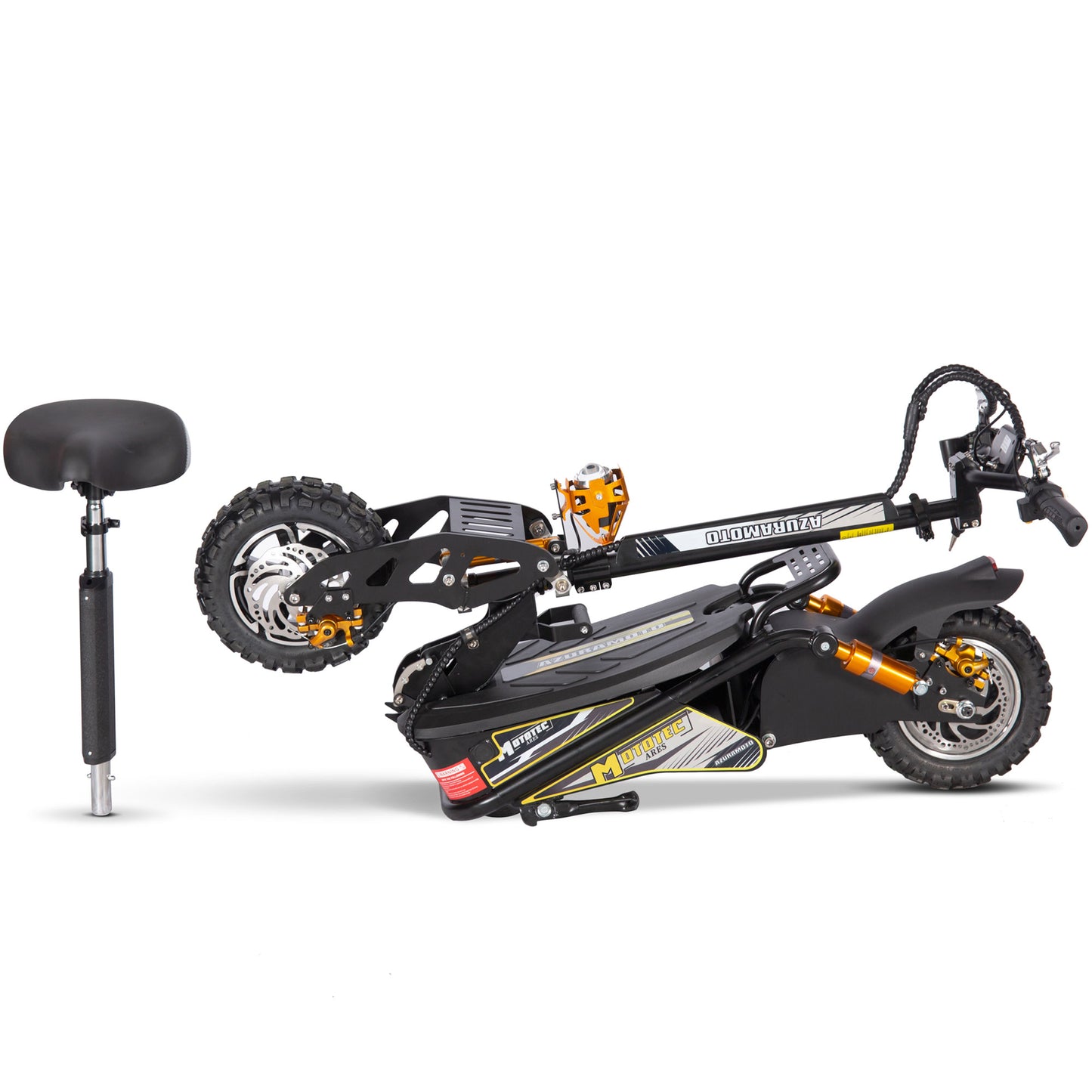 MotoTec Ares 48v 1600w Electric Scooter