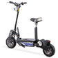 MotoTec Chaos 2000w 60v Lithium Electric Scooter Black