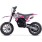 MotoTec 24v 500w Gazella Electric Dirt Bike Purple