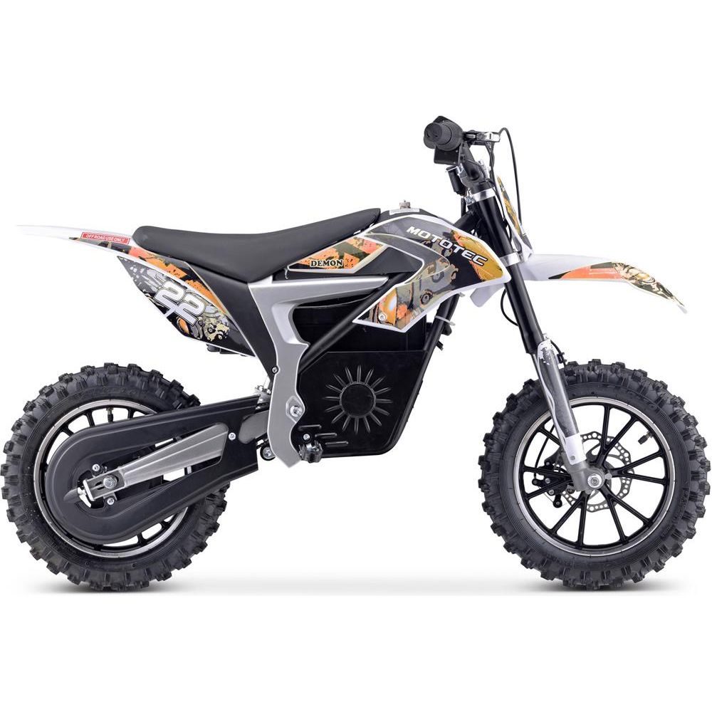 MotoTec 36v 500w Demon Electric Dirt Bike Lithium Purple