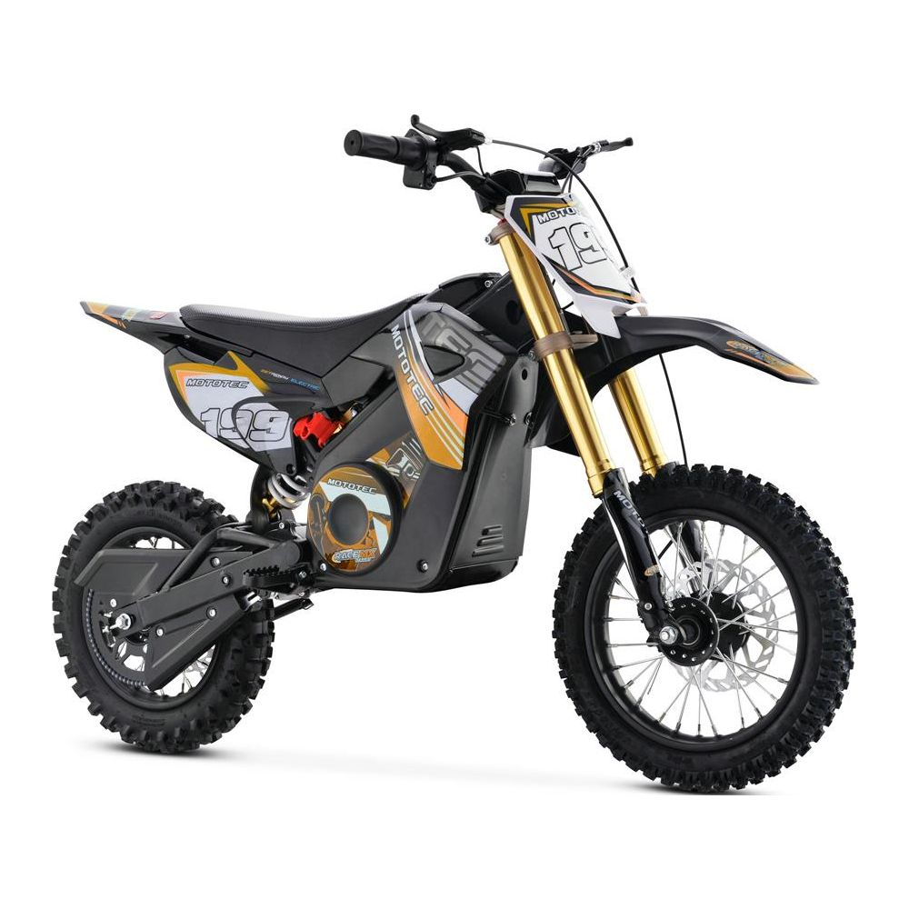 MotoTec 36v Pro Electric Dirt Bike 1000w Lithium Orange