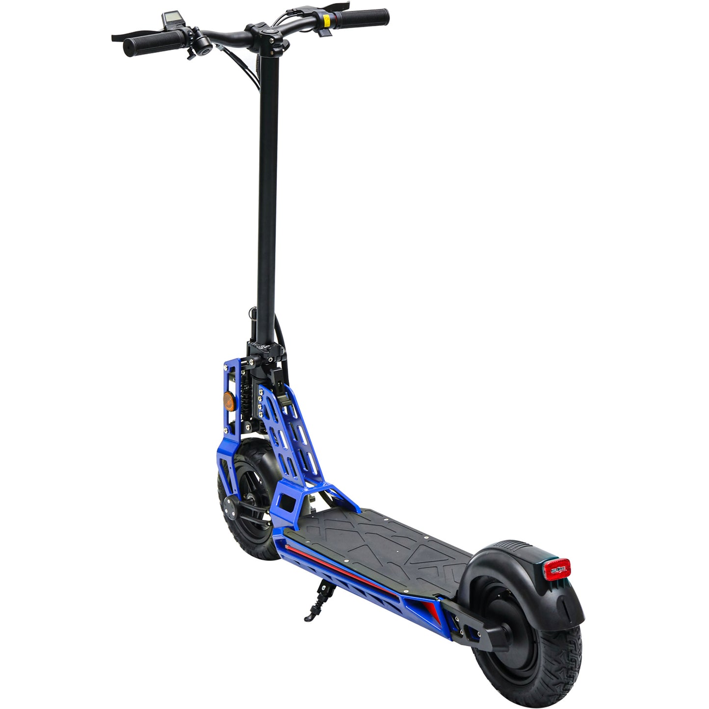 MotoTec Free Ride 48v 600w Lithium Electric Scooter Blue