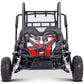 MotoTec Mud Monster XL 60v 2000w Electric Go Kart Full Suspension Red