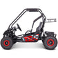 MotoTec Mud Monster XL 60v 2000w Electric Go Kart Full Suspension Red