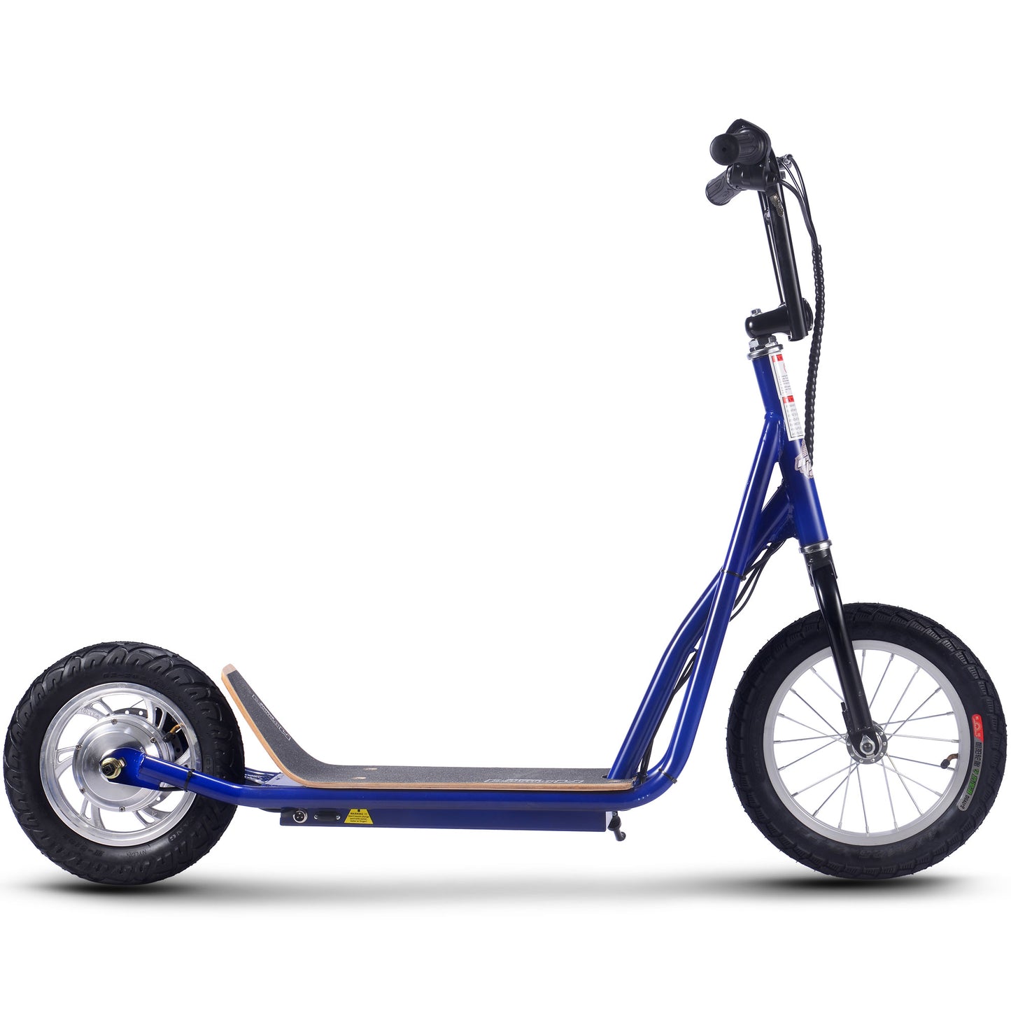 MotoTec Groove 36v 350w Big Wheel Lithium Electric Scooter Blue