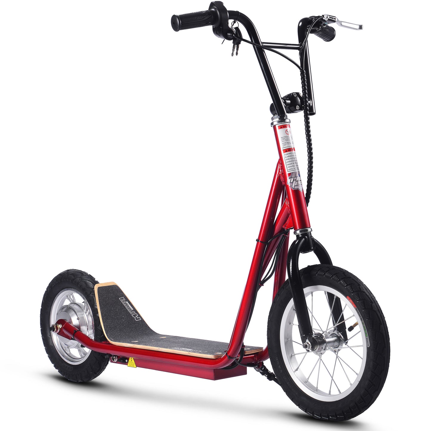 MotoTec Groove 36v 350w Big Wheel Lithium Electric Scooter Red