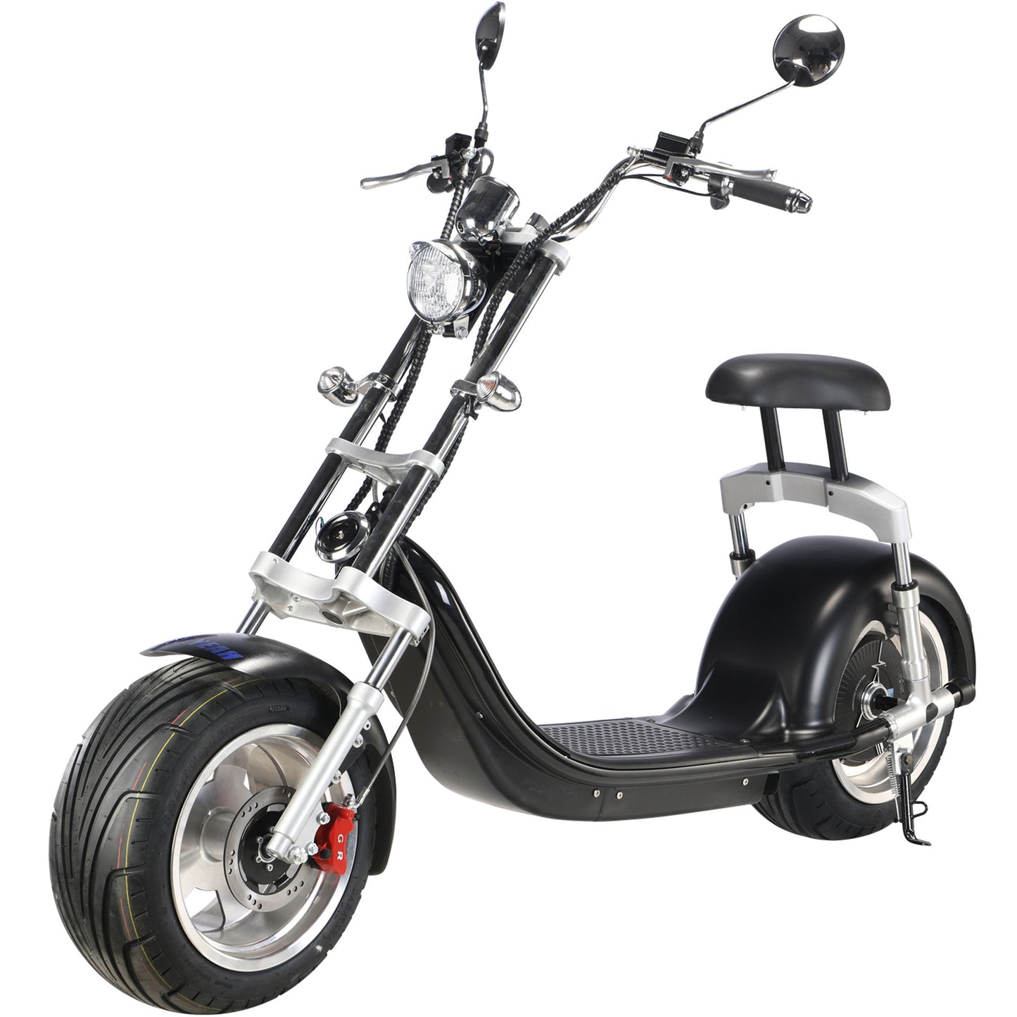 MotoTec Knockout 60v 2500w Lithium Electric Scooter Black