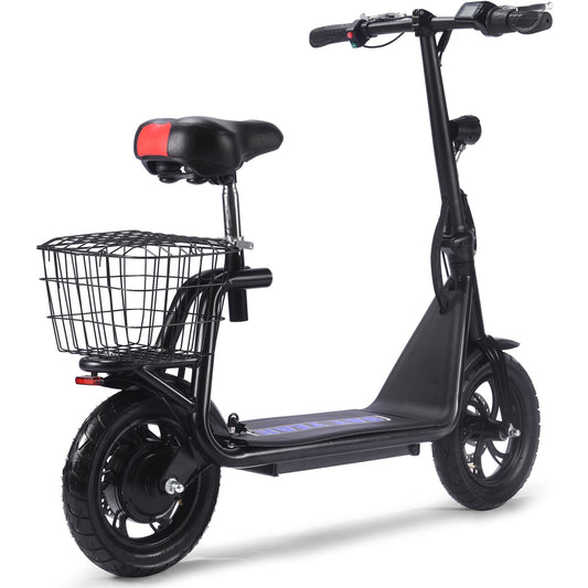 MotoTec Metro 36v 500w Lithium Electric Scooter Black