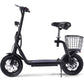 MotoTec Metro 36v 500w Lithium Electric Scooter Black