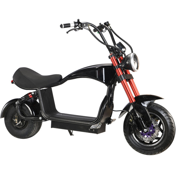 MotoTec Mini Lowboy 48v 800w Lithium Scooter Black