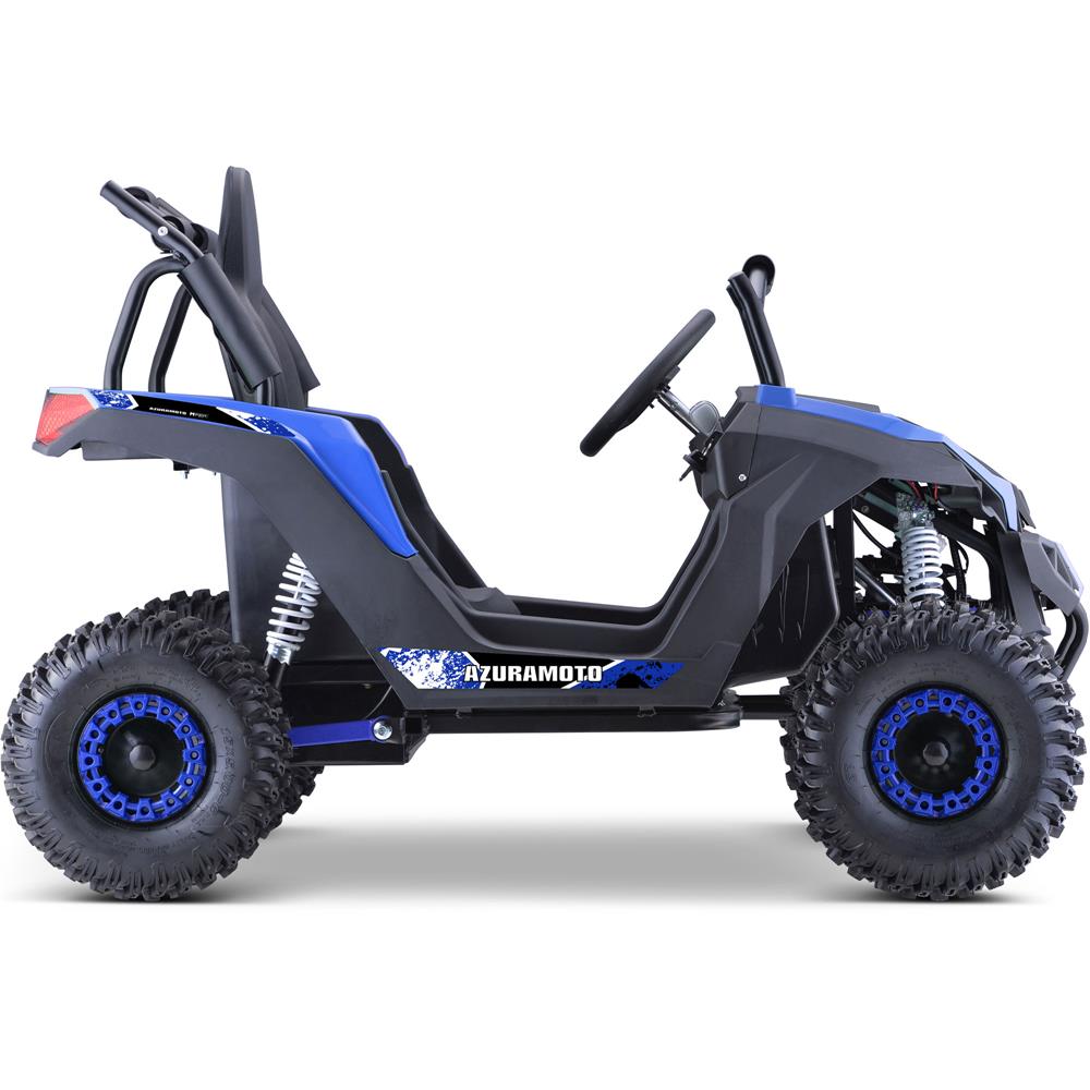 MotoTec Raider Kids UTV 48v 1200w Full Suspension Blue