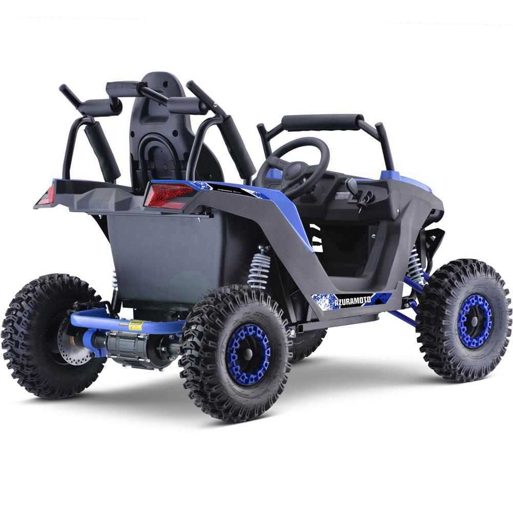 MotoTec Raider Kids UTV 48v 1200w Full Suspension Blue