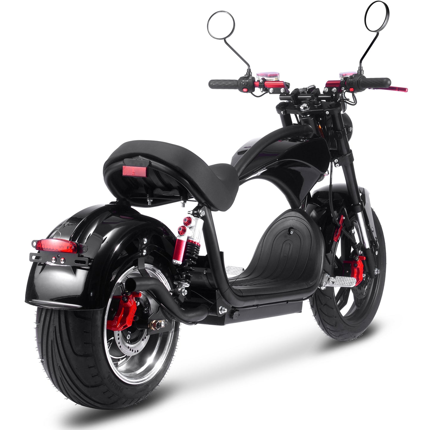 MotoTec Raven 60v 30ah 2500w Lithium Electric Scooter Black