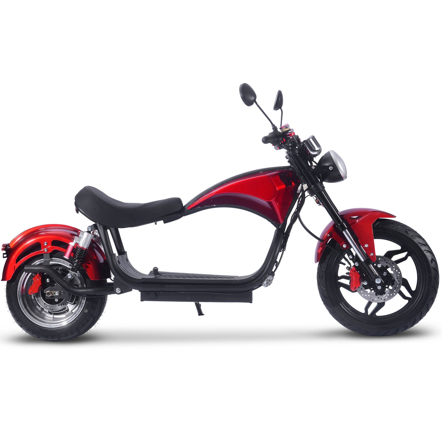 MotoTec Raven 60v 30ah 2500w Lithium Electric Scooter Red