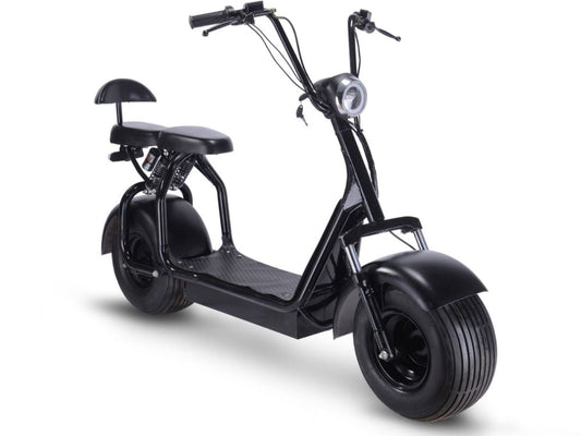 MotoTec Knockout 60v 1000w Electric Scooter Black