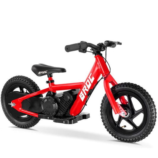 BROC USA 12-inch Balance Kids E-Bike - Red